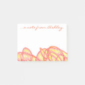 Fiery Waves Post-it® Notes (Voorkant)