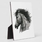 Fiery Wild Horse Fotoplaat (Zijkant)