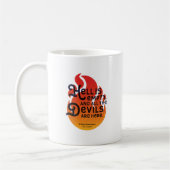 Fiery William Shakespeare Hell is Empty Koffiemok (Links)