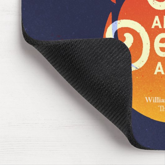 Fiery William Shakespeare Hell is Empty Muismat (Hoek)