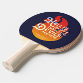 Fiery William Shakespeare Hell is Empty Tafeltennisbatje (Voorkant Gekanteld)