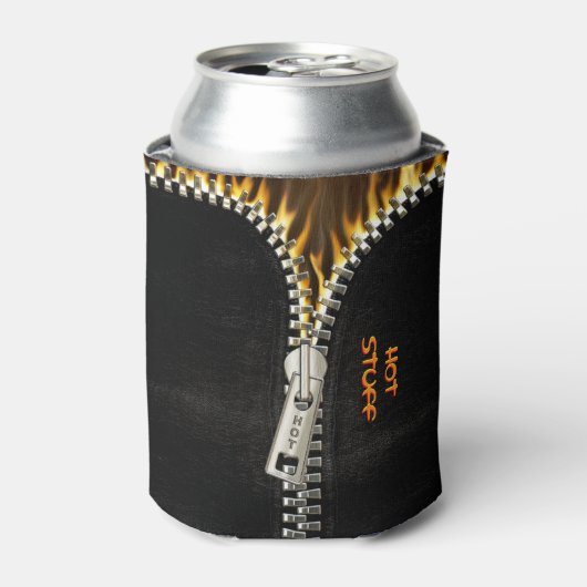 Fiery Zipper Blikjeskoeler (Blikje Voorkant)