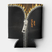 Fiery Zipper Blikjeskoeler (Voorkant)