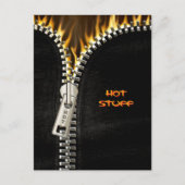 Fiery Zipper Briefkaart (Voorkant)