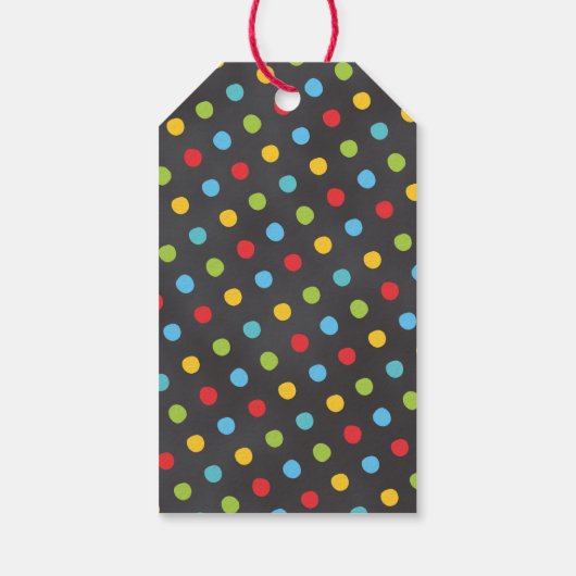 Fiesta 1e verjaardag krijtbord cadeaulabel (Achterkant)