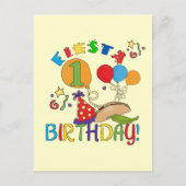 Fiesta 1e verjaardag Tshirts en geschenken Briefkaart (Voorkant)