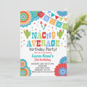 Fiesta 21st Birthday Invitation Nacho Gemiddelde 2 Kaart (Staand voorkant)