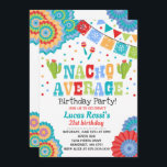 Fiesta 21st Birthday Invitation Nacho Gemiddelde 2 Kaart<br><div class="desc">Birthday Fiesta Invitation. 
Alle design zijn © PIXEL PERFECTION PARTY LTD</div>