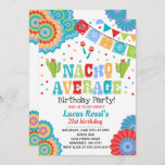 Fiesta 21st Birthday Invitation Nacho Gemiddelde 2 Kaart<br><div class="desc">Birthday Fiesta Invitation. 
Alle design zijn © PIXEL PERFECTION PARTY LTD</div>