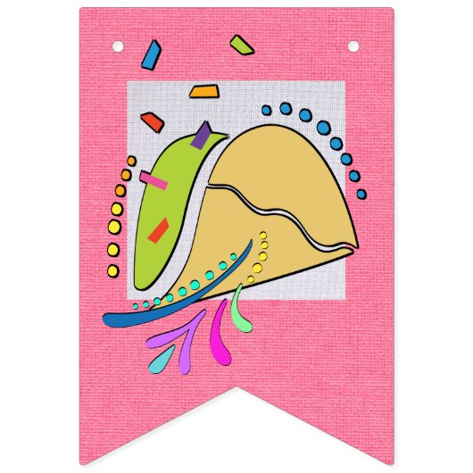 FIESTA 2 Swallowtail Pennant Banner (Tweede vlag)