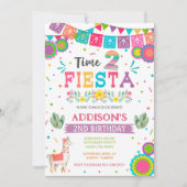 Fiesta 2e uitnodiging van de verjaardag (Voorkant)