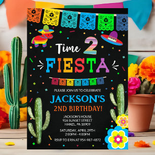 Fiesta 2e uitnodiging van de verjaardag