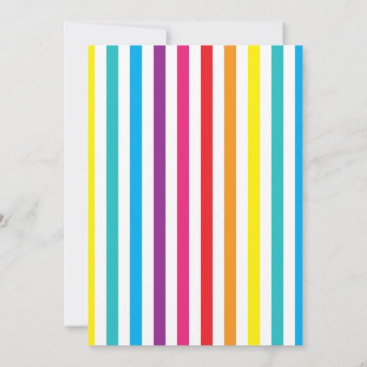 Fiesta 2e uitnodiging van de verjaardag (Achterkant)