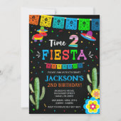 Fiesta 2e uitnodiging van de verjaardag (Voorkant)
