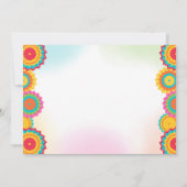 Fiesta 2e verjaardag Uitnodiging Taco Twosday Part (Achterkant)