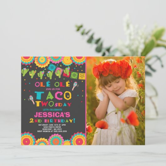 Fiesta 2e verjaardag van de uitnodiging van de ECB (Staand voorkant)