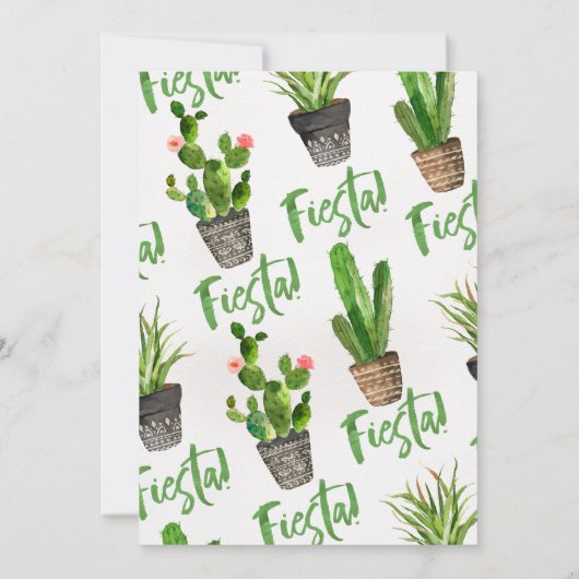 Fiesta 30e verjaardag uitnodiging (Achterkant)