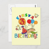Fiesta 3e verjaardag T-shirts en geschenken Briefkaart (Voorkant / Achterkant)