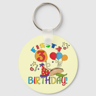 Fiesta 3e verjaardag T-shirts en geschenken Sleutelhanger