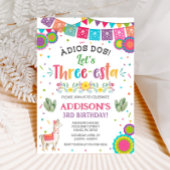 Fiesta 3rd Birthday Invitation Kaart