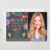 Fiesta 40e verjaardag Uitnodiging Heilige Guacamol (Voorkant)