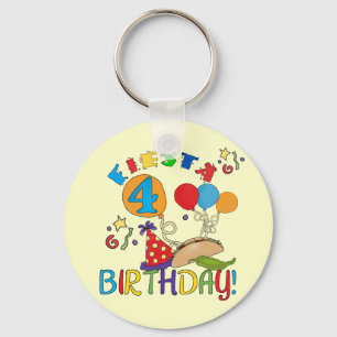 Fiesta 4e verjaardag T-shirts en geschenken Sleutelhanger