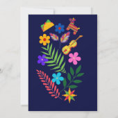 "Fiesta!" 5 mei-uitnodiging Kaart (Achterkant)