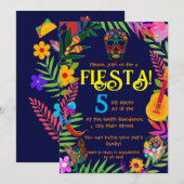 "Fiesta!" 5 mei-uitnodiging Kaart (Voorkant / Achterkant)