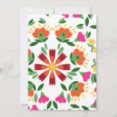 Fiesta afstudeerfeest, mexicaans thema afstuderen kaart (Achterkant)