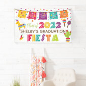 Fiesta Afstuderen Banner - White - Class of 2022 (Insitu)