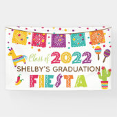 Fiesta Afstuderen Banner - White - Class of 2022 (Horizontaal)