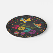 Fiesta Afstuderen Bord - Sombrero (Gekanteld)