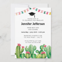 Fiesta Afstuderen Cactus Party