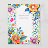 FIESTA AFSTUDEREN Folkart Flowers Thema (Achterkant)