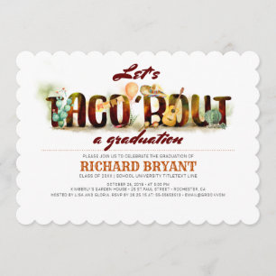 Fiesta Afstuderen Invitation Taco Bout Kaart