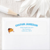 Fiesta Afstuderen Taco Party retour adreslabel Etiket (Insitu)