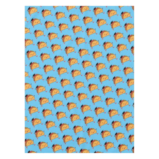 Fiesta Afstuderen Taco Party tafelkleed (Voorkant)