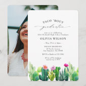 Fiesta Afstuderen Taco'Bout Cactus Kaart (Voorkant / Achterkant)