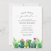 Fiesta Afstuderen Taco'Bout Cactus Kaart (Voorkant)