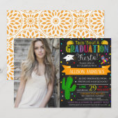 Fiesta Afstuderen Uitnodiging (Voorkant / Achterkant)