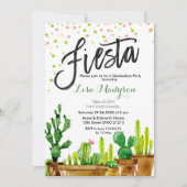 Fiesta Afstuderen Uitnodigingsfeest Mexicaanse Uit Kaart (Voorkant)