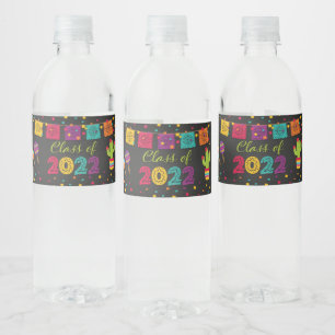 Fiesta Afstuderen Water Fles Etiket