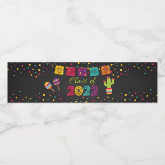 Fiesta Afstuderen Water Fles Label Waterfles Etiket (Enkel label)