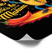 Fiesta Alsof er geen Manana Funny Cinco De Mayo is Poster (Hoek)