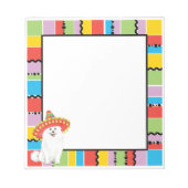 Fiesta American Eskimo Dog Notitieblok (Voorkant)