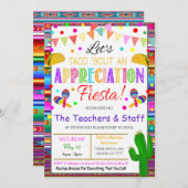 Fiesta Appreciation Invitation Kaart (Voorkant / Achterkant)