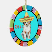 Fiesta Aussie Keramisch Ornament (Rechts)