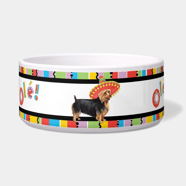 Fiesta Australian Terrier Pet Voerbakje (Links)