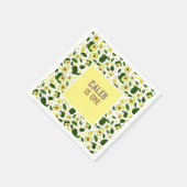 Fiesta Avocado Holy Guacamole 1e verjaardagsfeestj Servet (Hoek)