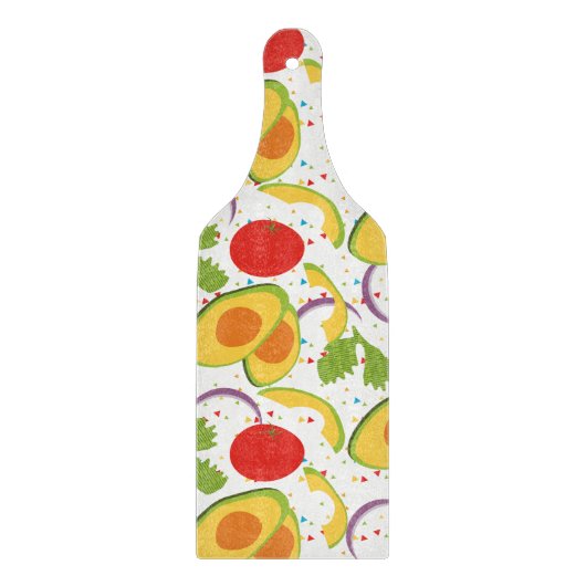 Fiesta Avocadosalade Patroon Snijplank (Voorkant)